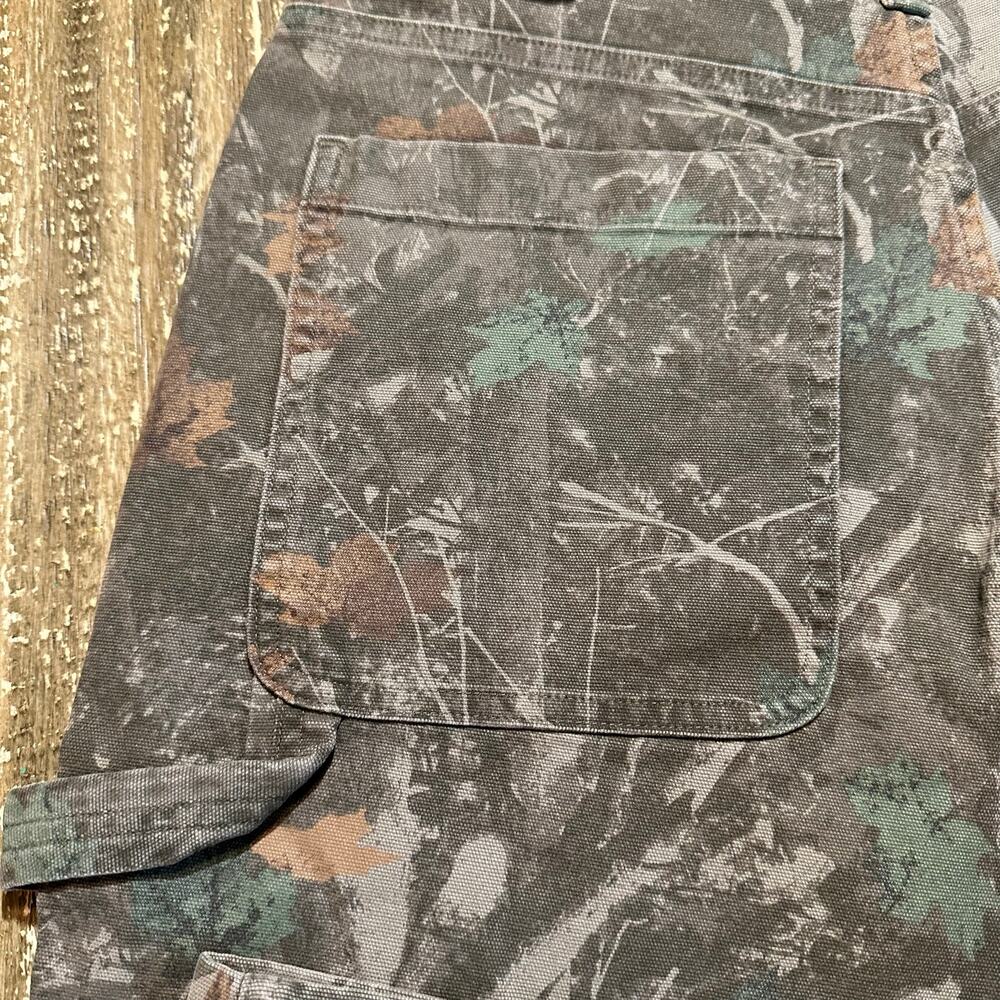Abercrombie Loose Fit Camo Carpernter Workwear Canvas Pants 29W x 32L (30W x 31) - Picture 14 of 15